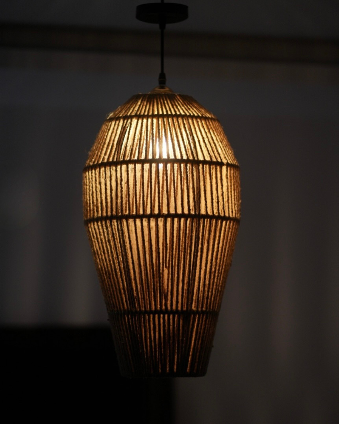 Burlap ceiling lamp CL-05