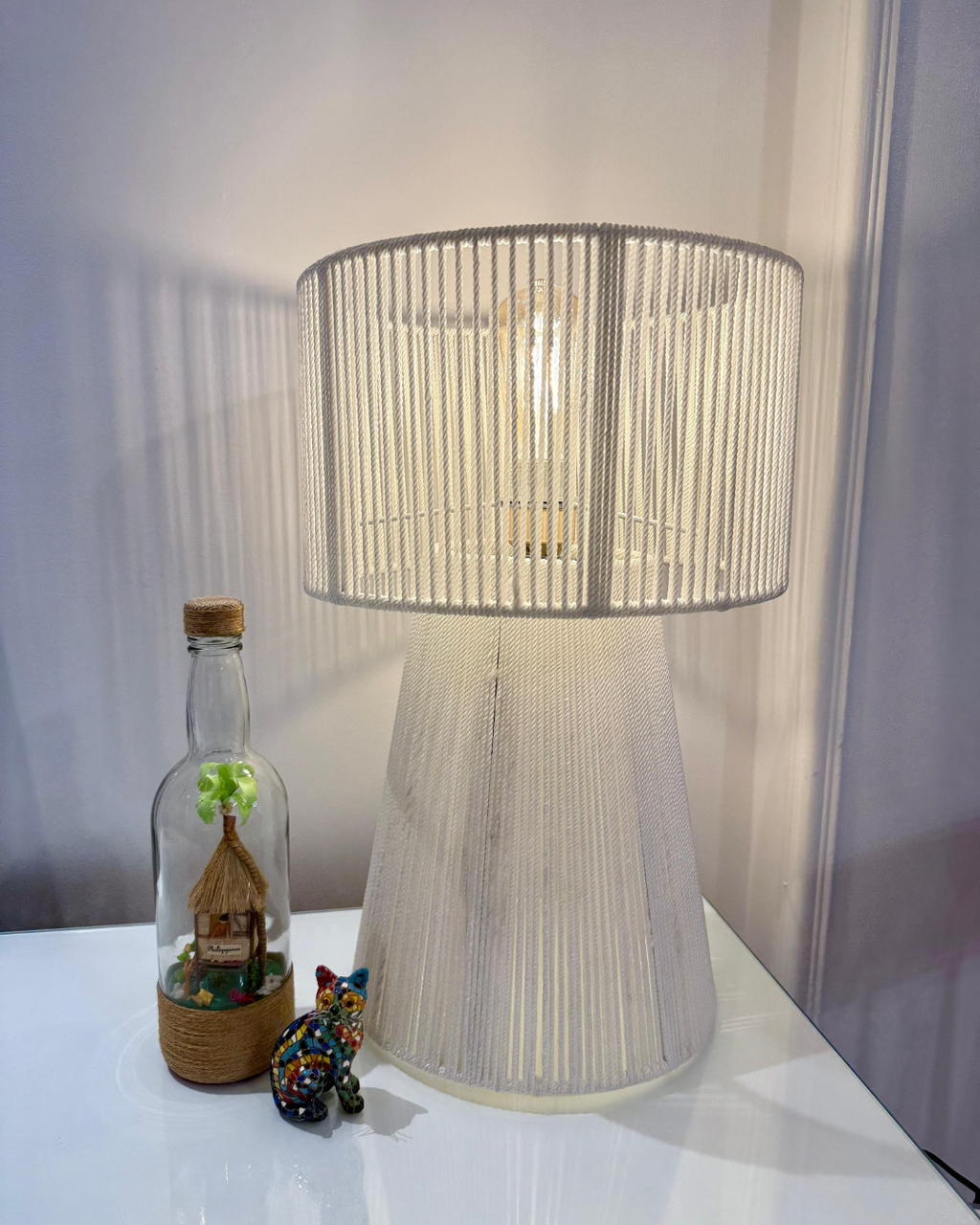 Burlap Lampshade LS-03