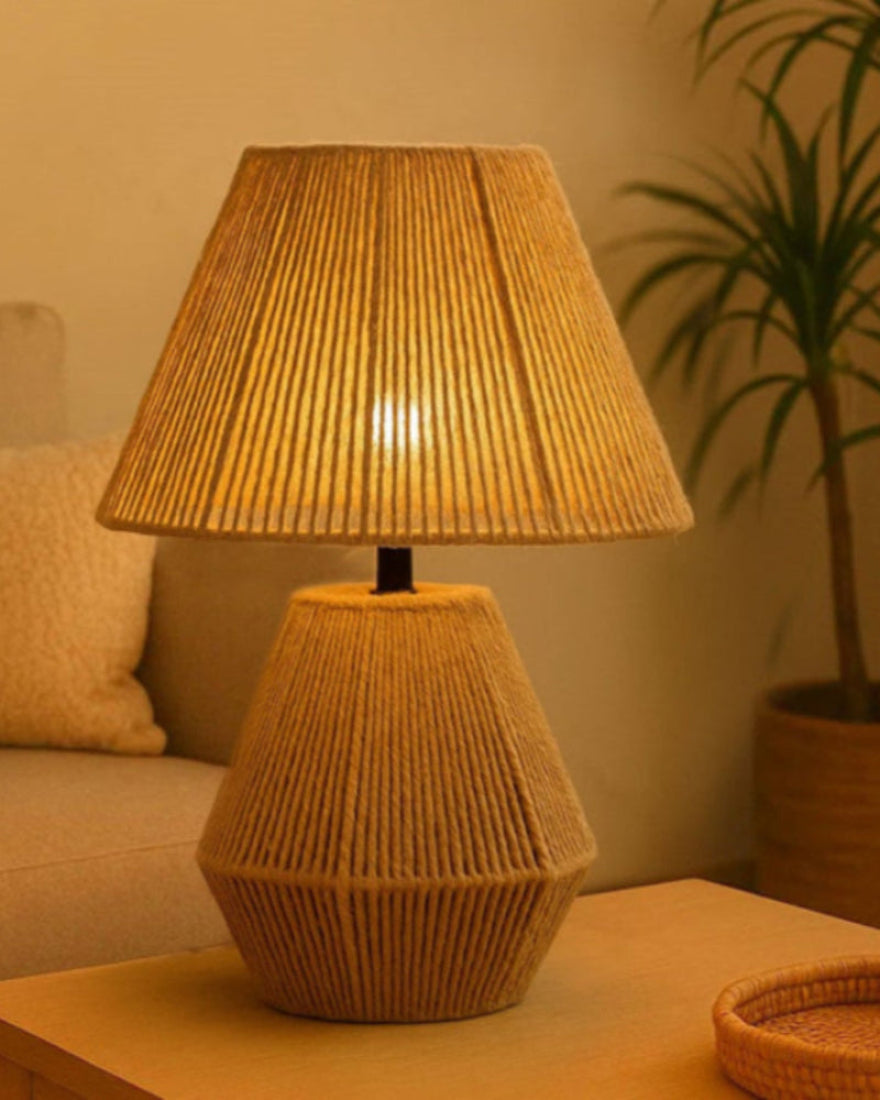 Burlap lampshade LS-01