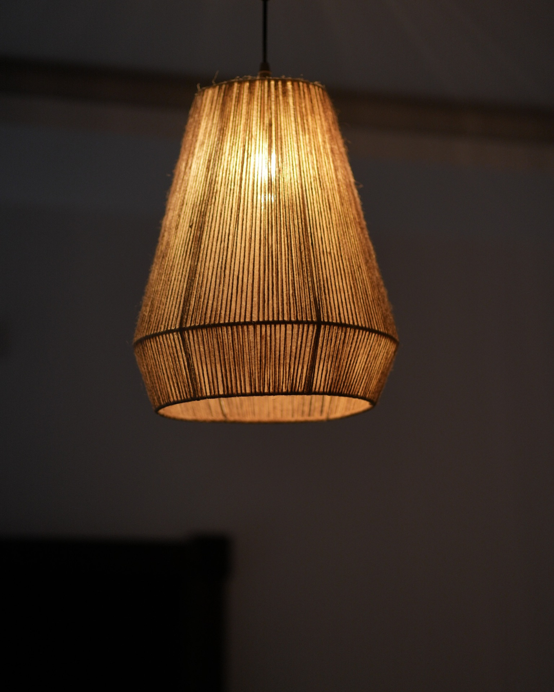 Burlap ceiling lamp CL-03