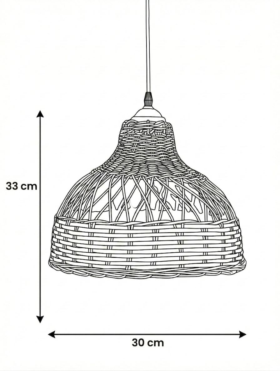 Bamboo Ceiling Lamp BCL-03