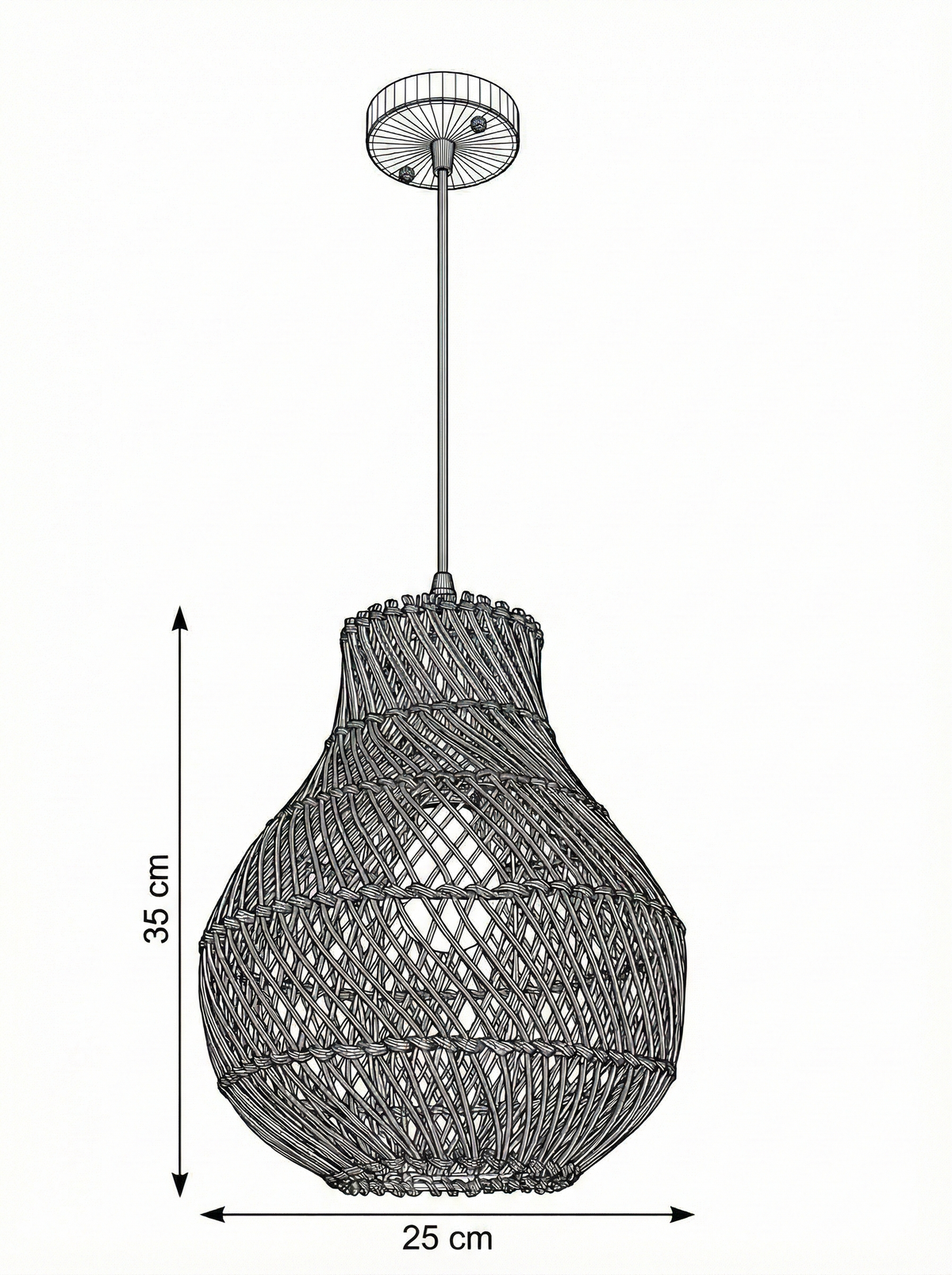 Bamboo Ceiling Lamp BCL-07