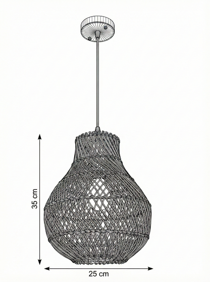 Bamboo Ceiling Lamp BCL-07