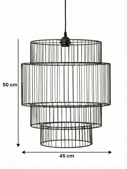 Burlap ceiling lamp CL-01