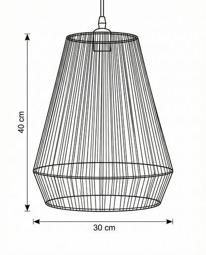 Burlap ceiling lamp CL-03