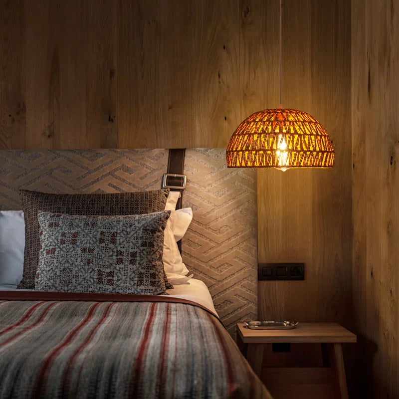 Burlap ceiling Lamp CL-02