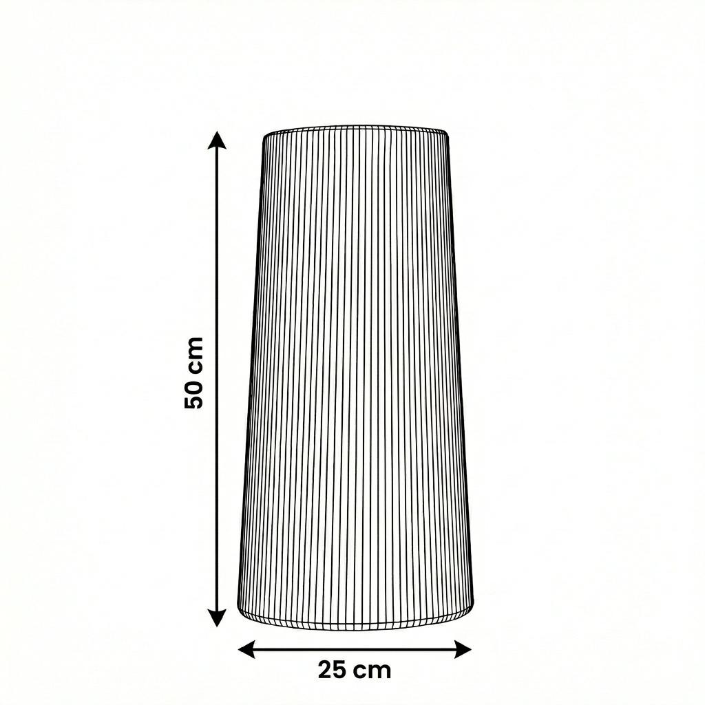 Burlap Floor lamp FL-04