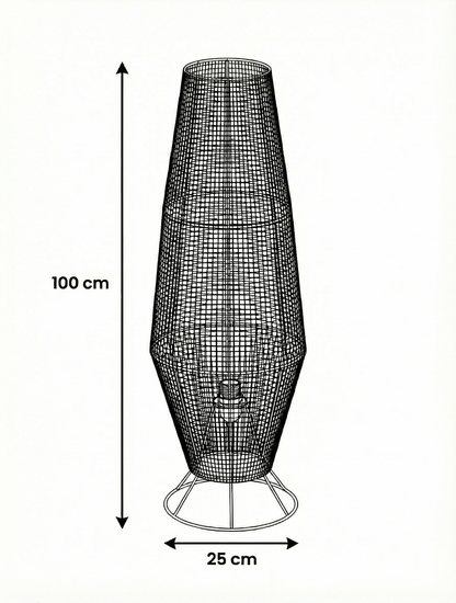Burlap Floor Lamp FL-05