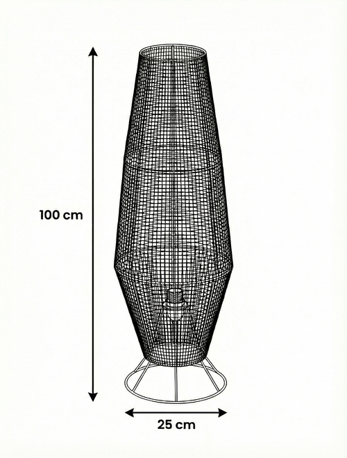 Burlap Floor Lamp FL-05
