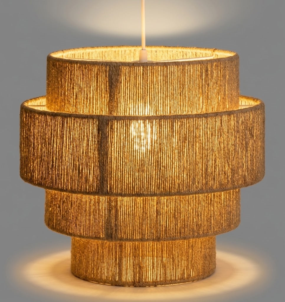 Burlap ceiling lamp CL-01