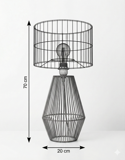 Burlap lampshade LS-02