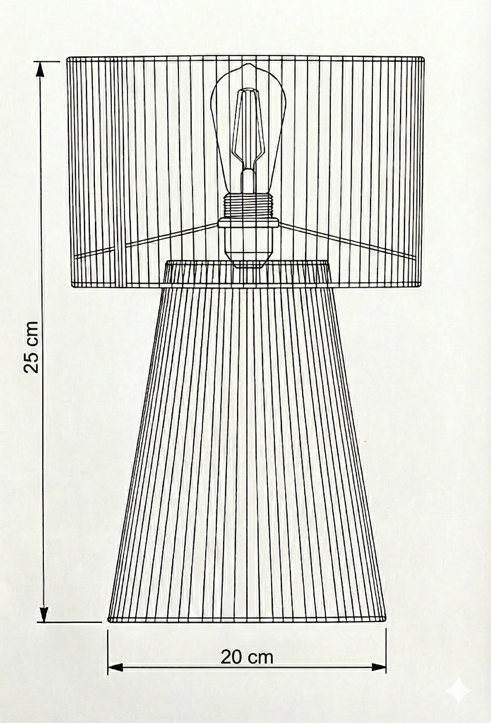 Burlap Lampshade LS-03
