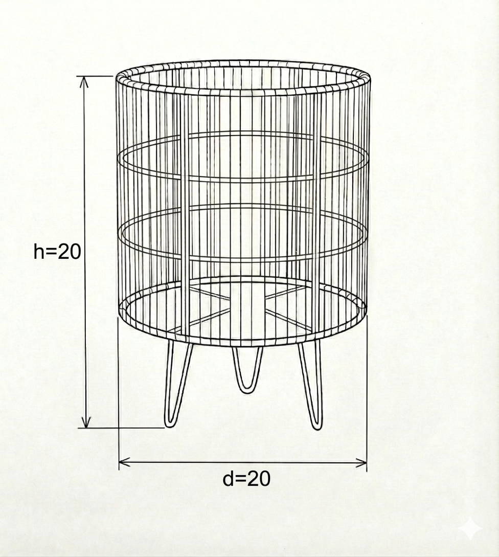 Burlap Table lamp TL-01