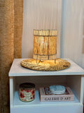 Burlap Table Lamp TL-03