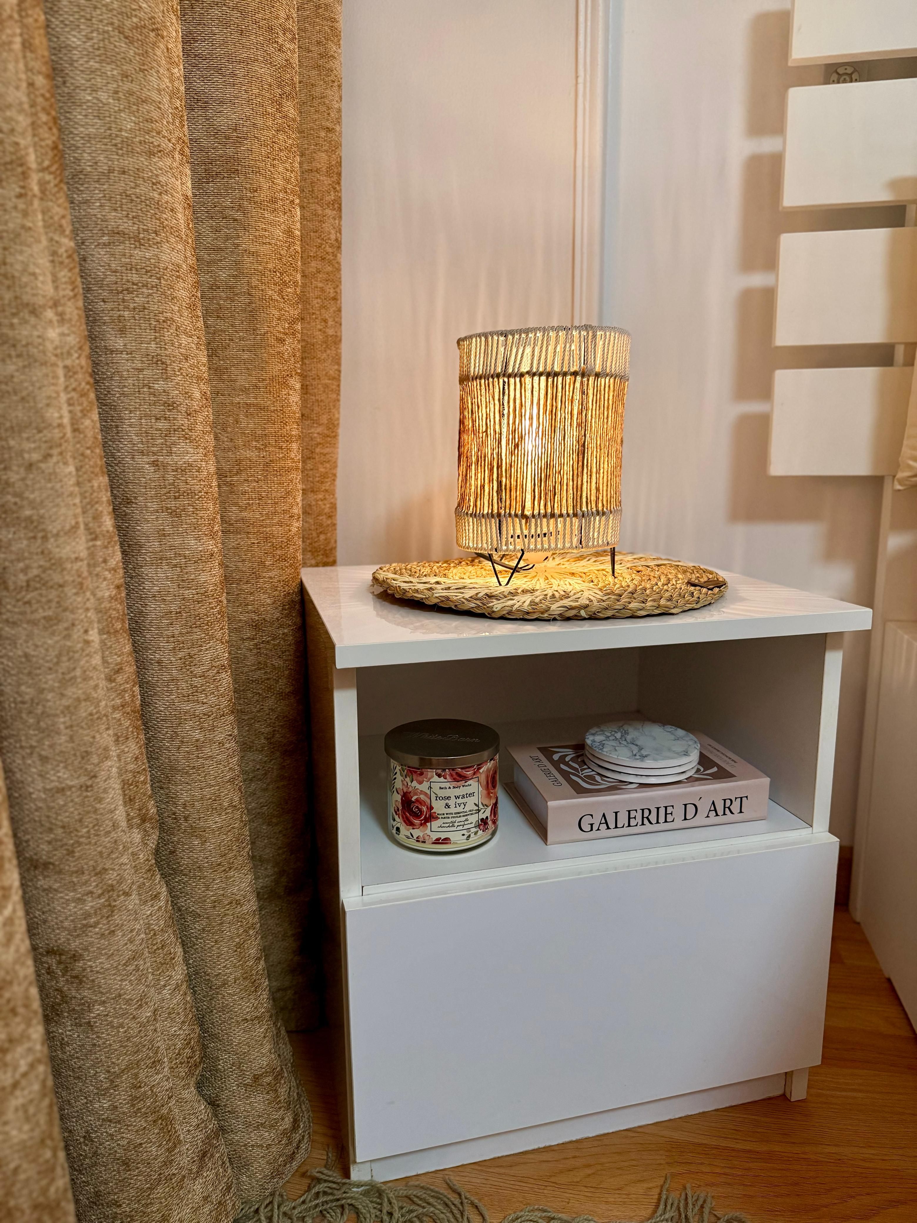 Burlap Table Lamp TL-03