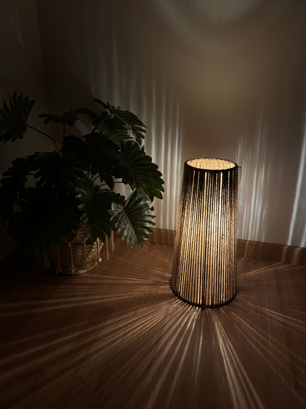 Burlap Floor lamp FL-04