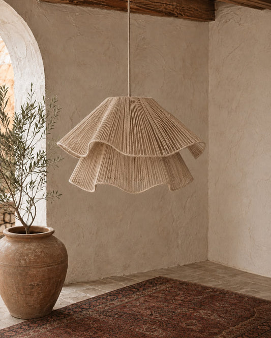 Burlap ceiling lamp CL-11