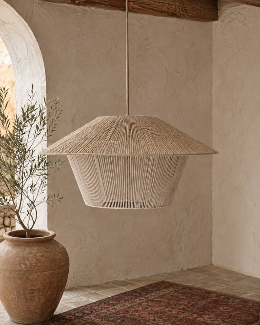 Burlap ceiling lamp CL-10