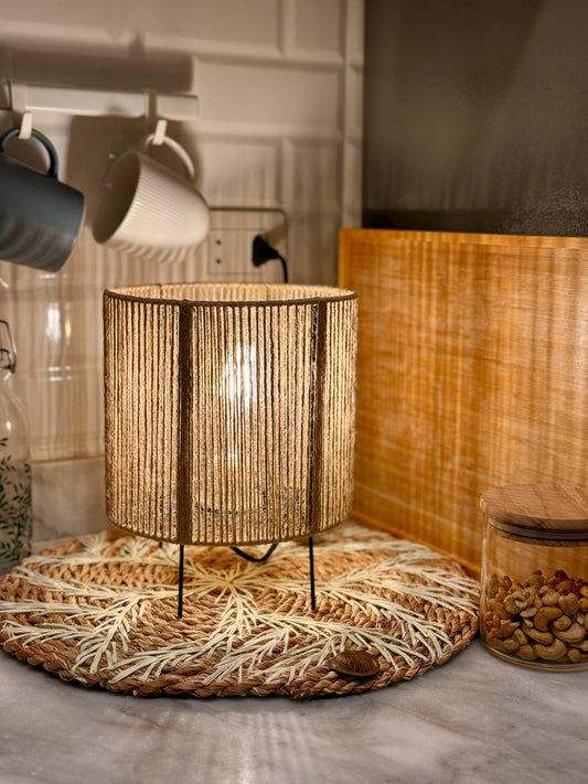 Burlap Table lamp TL-01
