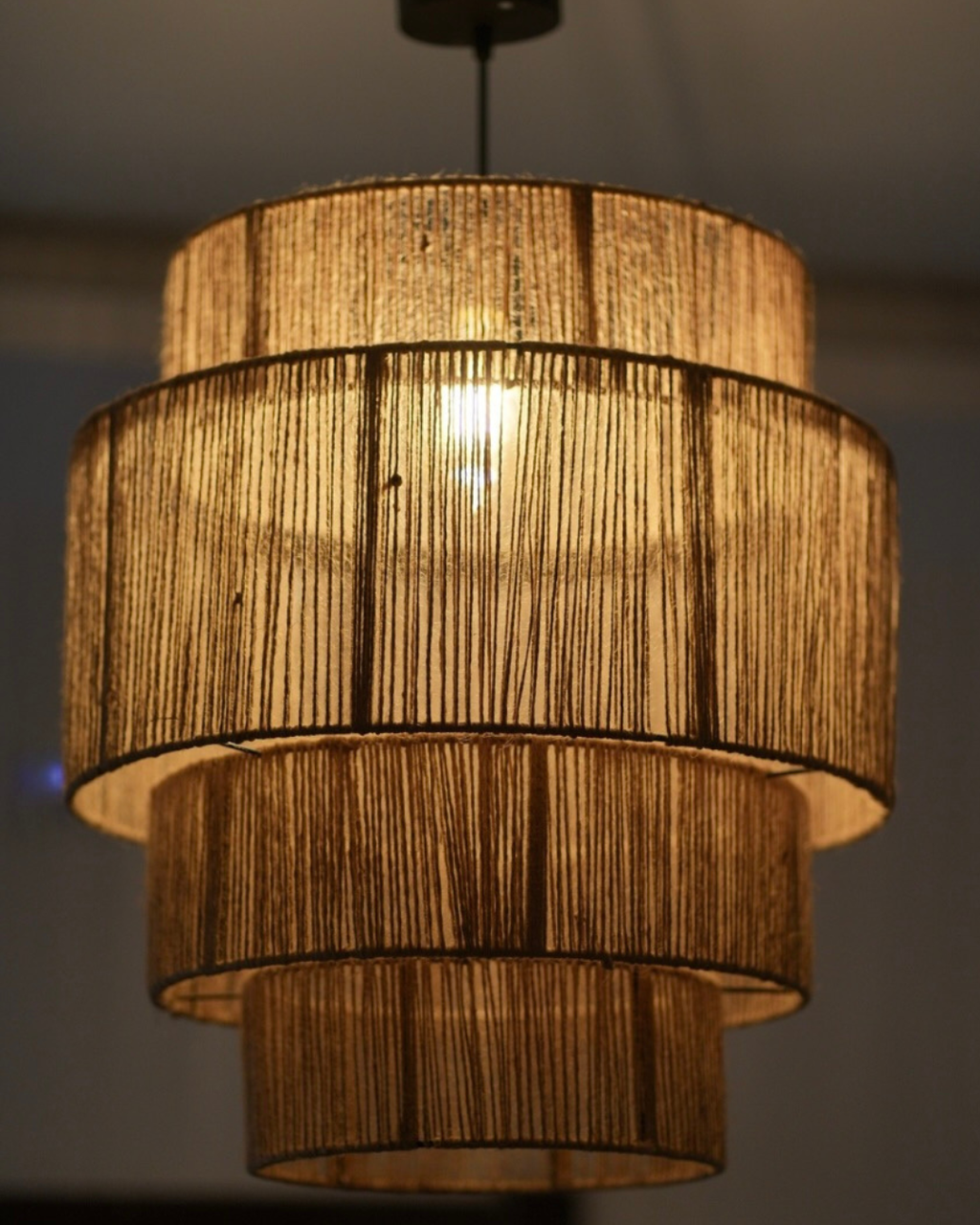 Burlap ceiling lamp CL-01